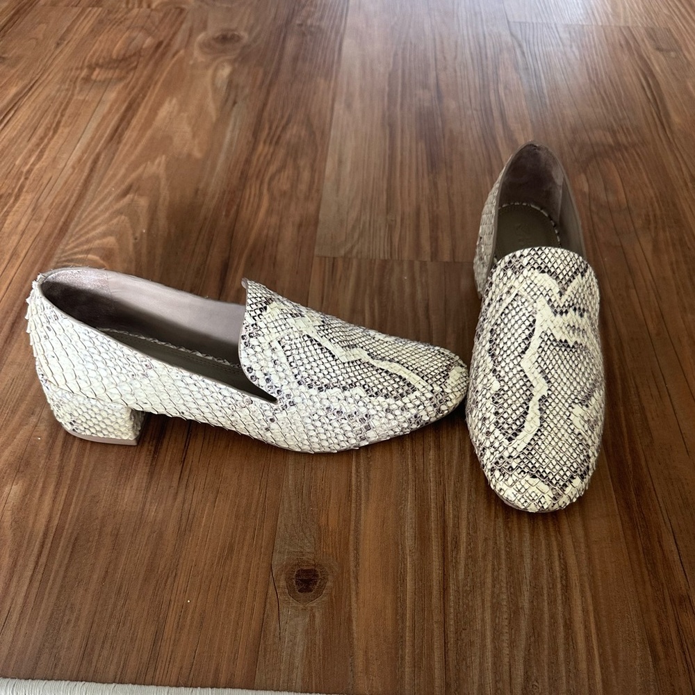 Mercedes Castillo Snakeskin Loafers